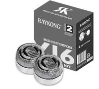 RAYKONG Baliza V16 Geolocalización DGT 3.0 | con 1 Indicador Led Conexíon | GPS | Homologada por DGT [SIM y Datos Pagados hasta 2038] Luz de emergencia de Segunda Generación | x2