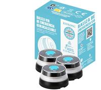 RAYKONG Baliza V16 Geolocalización DGT | Luz Emergencia Coche Homologada y Conectada DGT 3.0 | SIM y Datos Pagados hasta 12/2038 | 3 Unidades