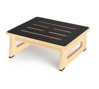 RayLove Un Taburetes de Madera para Adultos y Ancianos, con Almohadillas de Goma Antideslizantes, para Interiores y Exteriores, 450 Libras, Cocina, Mesita de Noche etc (Gulangmu, 14CM)