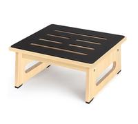 RayLove Un Taburetes de Madera para Adultos y Ancianos, con Almohadillas de Goma Antideslizantes, para Interiores y Exteriores, 450 Libras, Cocina, Mesita de Noche etc (Gulangmu, 17CM)