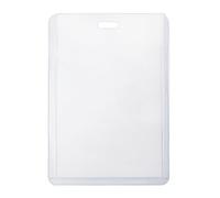 RAYLU PAPER - 50 Fundas para tarjetas de identificación de plástico rígido, Tarjetero Transparente, Funda protectora para tarjetas resistente al agua (101x71)