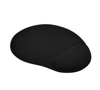 RAYLU PAPER - Alfombrilla para Ratón con Reposamuñecas de Gel, Alfombrilla para Ratón Ergonómica de Tacto Suave y Base Antideslizante, Color Negro