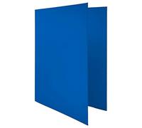 Raylu Paper® - Archivador 4 anillas en D de 25 mm, archivador A4 con anillas para guardar documentos, A4 de tamaño 33,5 cm de alto x 26 cm de ancho y lomo de 4 cm de grosor (Azul Oscuro)