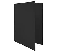 Raylu Paper® - Archivador 4 anillas en D de 25 mm, archivador A4 con anillas para guardar documentos, A4 de tamaño 33,5 cm de alto x 26 cm de ancho y lomo de 4 cm de grosor (Negro)