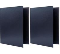 Raylu Paper® - Archivador 4 anillas en D de 25 mm, archivador A4 con anillas para guardar documentos, A4 de tamaño 33,5 cm de alto x 26 cm de ancho y lomo de 4 cm de grosor (Negro) (Paquete de 2)