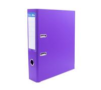Raylu Paper - Archivador de 2 Anillas A4, Carpeta de Anillas con Palanca y Lomo de 7,5 cm, Carpeta Archivadora de Gran Capacidad para 500 Hojas, Incluye Etiqueta Intercambiable (Violeta)