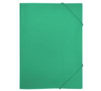 RAYLU PAPER - Carpeta con gomas elásticas y solapas Tamaño A3, carpetas de almacenamiento para documentos, oficina y escuela, Hechas con polipropileno 100% reciclable (A3, Verde)