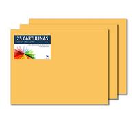 Raylu Paper® - Cartulinas 50x65cm, 25 Unidades, 180g/m². Cartulinas 50 x 65 cm de colores ideales para manualidades, oficina, dibujo, papiroflexia (Cuero)