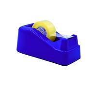 Raylu Paper® - Dispensador de cinta adhesiva para escritorio y oficina, Dispensador de Celo con Peso y Base antideslizante, Porta Celo para rollos de 33m (Azul)