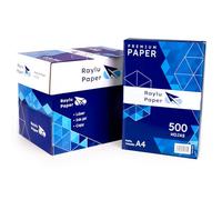 RAYLU PAPER - Folios A4 80gr de Papel Premium Multiusos para Impresoras Láser, Inkjet y Fotocopiadoras, para Oficina y Hogar (2500 Hojas)