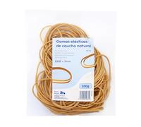 RAYLU PAPER - Gomas elásticas de caucho 100% natural, bandas elásticas papelería resistentes y reutilizables para oficina y hogar (100 Ø x 2 mm, 100g)