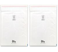 RAYLU PAPER - Pack de 10 Sobres Acolchados de Burbujas Kraft con Cierre Autoadhesivo, Sobres Kraft Acolchados para Envíos color Blanco (270 x 360 mm) (Paquete de 2)