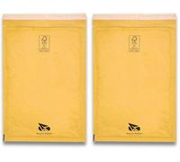 Raylu Paper® - Pack de 10 Sobres Acolchados de Burbujas Kraft con Cierre Autoadhesivo, Sobres Kraft Acolchados para Envíos color Marrón 10 Unidades (110x160 mm) (Paquete de 2)