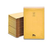 RAYLU PAPER Pack de 100 Sobres Acolchados de Burbujas Kraft con Cierre Autoadhesivo, Sobres Kraft Acolchados para Envíos color Marrón 100 Unidades (180x260 mm)