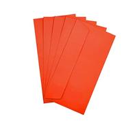 Raylu Paper® - Pack de 20 Sobres de Colores Pequeños con Cierre Adhesivo y Sin Ventana para Regalos de Fiesta, Bodas, Cumpleaños o Navidades. Sobres de Colores tamaño DL 110x220 mm (Rojo)
