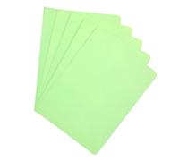 Raylu Paper® - Pack de 25 Subcarpetas de cartulina para documentos, colores vivos. Carpetas de cartulina kraft gruesa de 200g (Verde, A4)