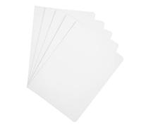 Raylu Paper® - Pack de 25 Subcarpetas de cartulina para documentos, colores vivos. Carpetas de cartulina kraft gruesa de 200g (Blanco, A4)