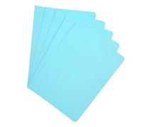 Raylu Paper® - Pack de 25 Subcarpetas de cartulina para documentos, colores vivos. Carpetas de cartulina kraft gruesa de 200g (Azul, A4)