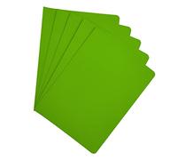Raylu Paper® - Pack de 25 Subcarpetas de cartulina para documentos, con agujeros para fastener y colores vivos. Carpetas de cartulina kraft gruesa de 200g (Verde, A4)