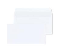 RAYLU PAPER - Pack de sobres blancos de papel con cierre autoadhesivo para envío de documentos y cartas, fácil sellado, 90g/m² de grosor (500 unidades, Americano)