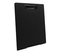 RAYLU PAPER - Portapapeles con Pinza A4 hecho con Polipropileno Resistente, Carpeta Portapapeles con Tapa para Notas en Oficina (Negro)