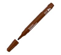 RAYLU PAPER Rotuladores Permanentes con Punta de 2mm, Rotulador Permanente Resistente al Agua y la Decoloración de Secado Rápido, Ideal para Papel, Cartón, Plástico, Metal y Tela (1, Marrón)