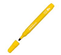 RAYLU PAPER Rotuladores Permanentes con Punta de 2mm, Rotulador Permanente Resistente al Agua y la Decoloración de Secado Rápido, Ideal para Papel, Cartón, Plástico, Metal y Tela (1, Amarillo)