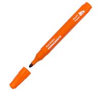 RAYLU PAPER Rotuladores Permanentes con Punta de 2mm, Rotulador Permanente Resistente al Agua y la Decoloración de Secado Rápido, Ideal para Papel, Cartón, Plástico, Metal y Tela (1, Naranja)