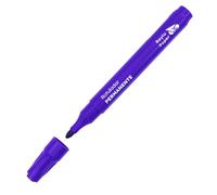 RAYLU PAPER Rotuladores Permanentes con Punta de 2mm, Rotulador Permanente Resistente al Agua y la Decoloración de Secado Rápido, Ideal para Papel, Cartón, Plástico, Metal y Tela (1, Violeta)