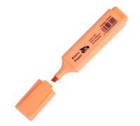 RAYLU PAPER Subrayadores Fluorescentes con Punta Biselada, Pack de 10 Marcadores Fluorescentes con Trazo de 2-5mm, Rotuladores Fluorescentes para Organización (1, Naranja pastel)