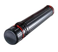 Raylu Paper - Tubo Portaplanos, Tubo de Plástico Extensible para Guardar Planos, Lienzos y Posters, Tubo Portadocumentos con Correa para Artistas, Trabajo y Universidad (45-74 cm)