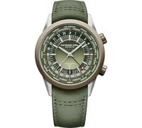 Raymond Weil Reloj Freelancer GMT Worldtimer en Verde y Bronce 2765-SBC-52001.