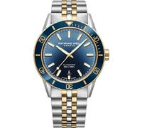 Raymond Weil Reloj Freelancer Diver Bicolor con Esfera Azul, 2775-SP3-50051.