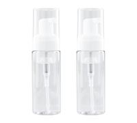 RAYNAG 2 Pack de 2 bombas de espuma de plástico transparente, dispensador de jabón, tamaño de viaje, 50 ml