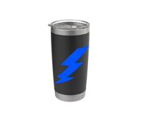 Rayo azul Vaso térmico de acero inoxidable de doble pared