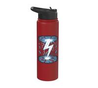 Rayo Golpe De Rayo Tormenta Eléctrica Tormenta Eléctrica Stainless Steel Insulated Water Bottle