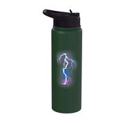 Rayo Golpe De Rayo Tormenta Eléctrica Tormenta Eléctrica Stainless Steel Insulated Water Bottle