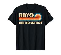 RAYO Retro 70s 80s Sunset Stripe Camiseta