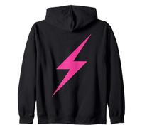 Rayo Rosa De Feminismo Y Poder Sudadera con Capucha