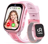 RAYOFI R5 Plus 4G GPS Smartwatch Infantil Rosa 1,72" Curva SOS
