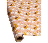 RayofSun Papel de regalo para niñas y niños, diseñado con rollo de papel de regalo de Good Night Cute Little Bear Happy Birthday, adecuado para cumpleaños, fiestas, baby showers, 17 x 717 pulgadas por