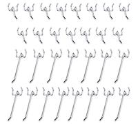 Rayong 30 Piezas Gancho de Placa Perforada,Ganchos Tablero, Ganchos Para Tablero De Clavijas De Metal, para Exhibición Minorista, Artículos Colgantes, Clasificación de Herramientas