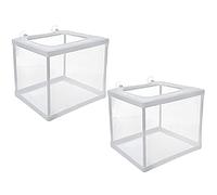 Rayong Caja de Cría de Peces Multifuncional - Incubadora de Acuario para Todo Tipo de Peces Tropicales, Marinos y de Agua Fría - 2 Piezas