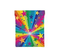 Rayos de Confeti de Arco Iris y Estrellas, Squeeze Top Wallet Bolsa de Almacenamiento para Mujer Monedero pequeño Bolsa de Cambio