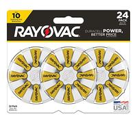 Rayovac Baterías para audífonos tamaño 10 (Paquete de 24), Pilas tamaño 10