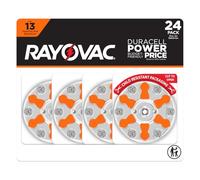 Rayovac Baterías para audífonos tamaño 13 (Paquete de 24), Pilas tamaño 13