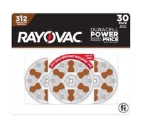 Rayovac Baterías para audífonos tamaño 312 (Paquete de 30), Pilas tamaño 312