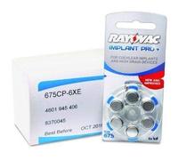 Rayovac Cochlear 675 Pilas sin mercurio - 60-bx