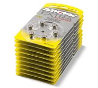 Rayovac extra advanced 10 pilas para audífonos amarillas 60 unidades