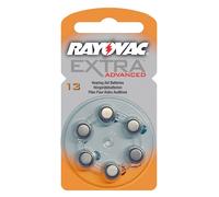 Rayovac extra advanced 13 pilas para audífonos naranjas 6 unidades